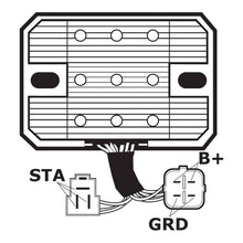 Load image into Gallery viewer, J&amp;N Regulator Rectifier (230-58062) (AHRASU6018)