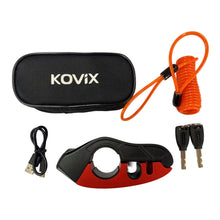 Load image into Gallery viewer, Kovix Alarmed Handlebar Lock KHL Series - Red
