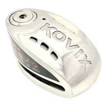 Load image into Gallery viewer, Kovix Overlord Alarm Disc Lock KNX12 Stainless Steel with Reminder Cable