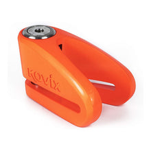 Load image into Gallery viewer, Kovix KVZ2 Disc Lock Orange 14mm Pin with Reminder Cable
