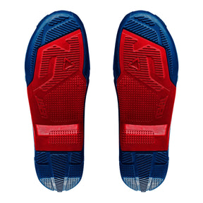 Leatt 4.5/5.5 Boot Outer Sole - Blue / Red [Pair]