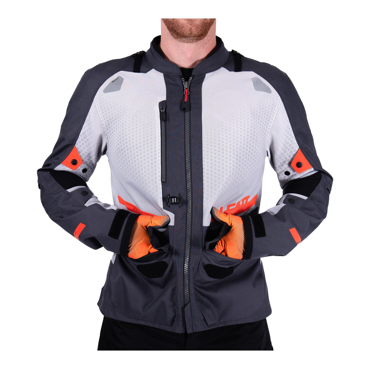 Leatt 5.5 ADV FlowTour Jacket - Iron