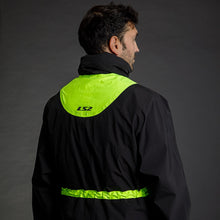 Load image into Gallery viewer, LS2 X-Rain Jacket - Black / Hi-Vis Yellow