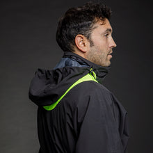 Load image into Gallery viewer, LS2 X-Rain Jacket - Black / Hi-Vis Yellow