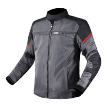 Load image into Gallery viewer, LS2 Riva Men's Jacket - Black / Dark Grey / Red