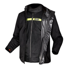 Load image into Gallery viewer, LS2 Riva Men's Jacket - Black / Dark Grey / Red