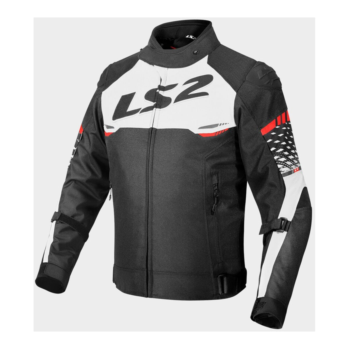 LS2 Apex Evo Kids Jacket - Black / White / Red