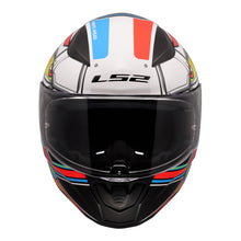 Load image into Gallery viewer, LS2 FF353 Rapid II XDron Helmet - White / Hi-Vis Orange / Blue