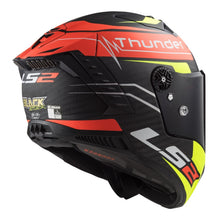 Load image into Gallery viewer, LS2 FF805C Thunder Carbon Attack - Matte Red / Hi-Vis Yellow 06