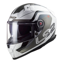 Load image into Gallery viewer, LS2 FF811 Vector II Metric Helmet - White / Titanium / Silver