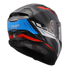 Load image into Gallery viewer, LS2 FF811 Vector II Carbon Savage Helmet - Blue / Red