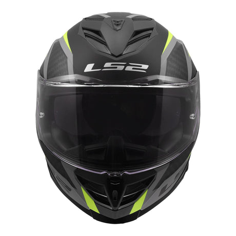 LS2 FF818 Storm III Dynamo Helmet - Black / Hi-Vis Yellow