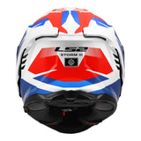 LS2 FF818 Storm III Komai Helmet - Whites / Blue / Red