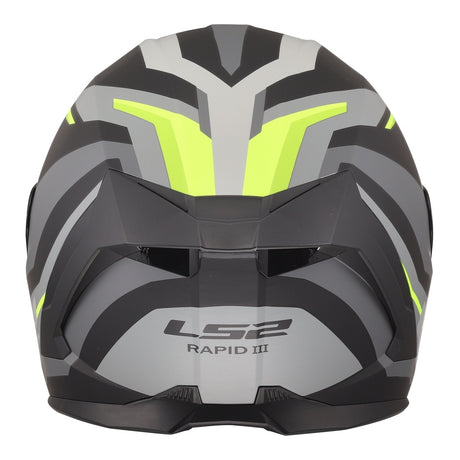 LS2 FF820 Rapid III Hyper Helmet - Black / Hi-Vis Yellow