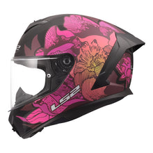 Load image into Gallery viewer, LS2 FF820 Rapid III Poppies Helmet - Black / Pink