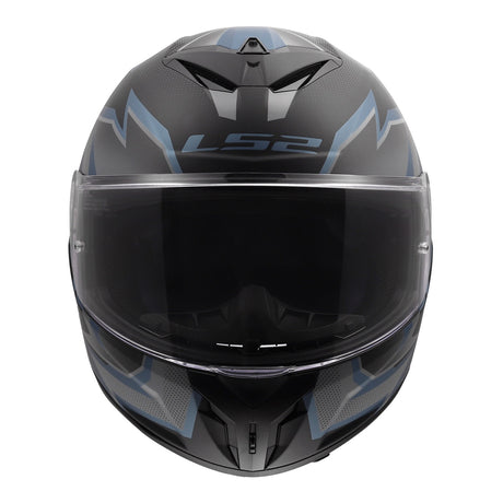 LS2 FF820 Rapid III Xtrem Helmet - Black / Blue Petrol