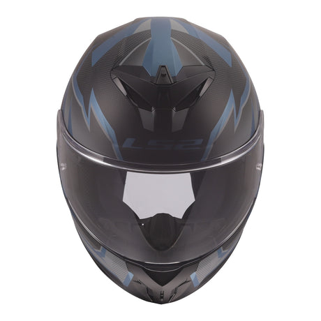 LS2 FF820 Rapid III Xtrem Helmet - Black / Blue Petrol