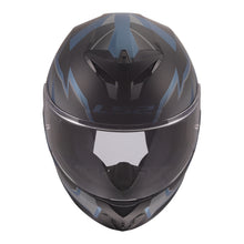 Load image into Gallery viewer, LS2 FF820 Rapid III Xtrem Helmet - Black / Blue Petrol