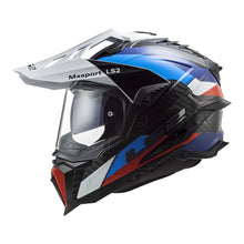 Load image into Gallery viewer, LS2 MX701 Explorer Carbon Frontier Helmet - Black / Blue
