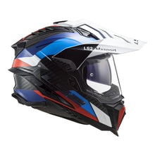 Load image into Gallery viewer, LS2 MX701 Explorer Carbon Frontier Helmet - Black / Blue