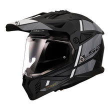 Load image into Gallery viewer, LS2 MX702 Pioneer II Hill Helmet - Matte Black / White 06