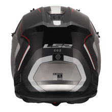 Load image into Gallery viewer, LS2 MX706 COZ Arched Helmet - Black / Silver / Titanium