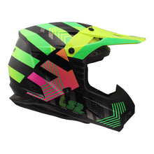 Load image into Gallery viewer, LS2 MX706J COZ Chromatic Junior Helmet - Black / Hi-Vis Pink