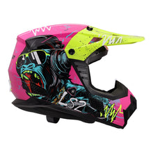 Load image into Gallery viewer, LS2 MX706J COZ Gorilla Junior Helmet - Gloss Purple