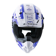 Load image into Gallery viewer, LS2 MX706J COZ Hyde Junior Helmet - Blue / White 06