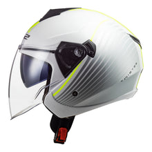 Load image into Gallery viewer, LS2 OF573 Twister II Luna Helmet - White / Silver