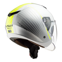 Load image into Gallery viewer, LS2 OF573 Twister II Luna Helmet - White / Silver