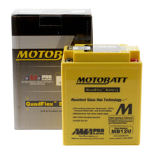 Load image into Gallery viewer, Motobatt Battery Quadflex AGM - MB12U