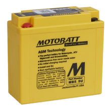 Load image into Gallery viewer, Motobatt Battery Quadflex 12V AGM - MB5.5U  *10