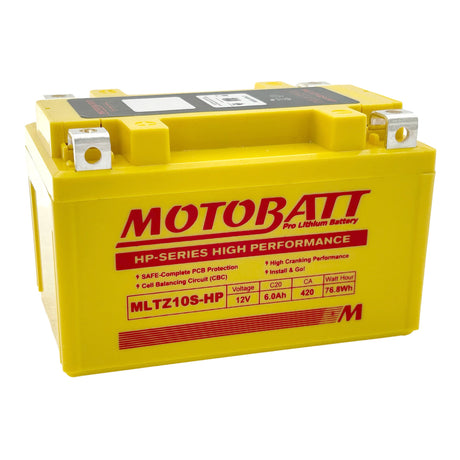 Motobatt Pro Lithium Battery MLTZ10S-HP *8