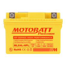 Load image into Gallery viewer, MOTOBATT PRO LITHIUM BATTERY MLX4L-HPL *10 KTM