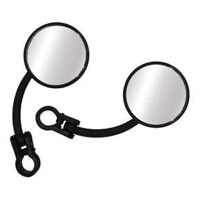 Whites Mirror Pair Universal Folding Enduro 7/8 Black