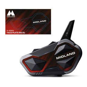 Midland Intercom Cover Red Neon - R Series