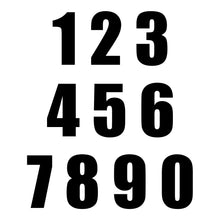 Load image into Gallery viewer, Whites Race Number - Black #0 (10 Pack)
