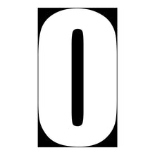 Load image into Gallery viewer, Whites Race Number - White #0 (10 Pack)