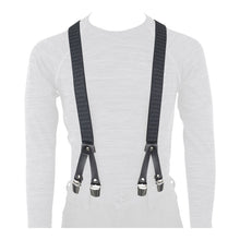 Load image into Gallery viewer, Oxford Riggers Braces Chic Black
