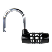 Load image into Gallery viewer, Oxford 5-Digit Combination Padlock - Black