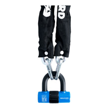 Load image into Gallery viewer, Oxford Chain 10mm Lock &amp; Mini Shackle 10mmx1400mm