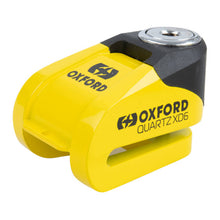 Load image into Gallery viewer, Oxford Quartz XD6 Disc Lock - Yellow / Black