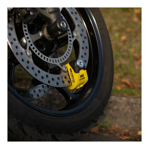 Oxford Quartz XD10 Disc Lock - Yellow / Black