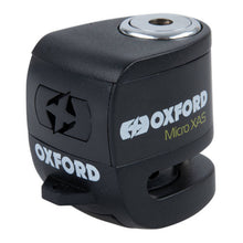 Load image into Gallery viewer, OXFORD MICRO XA5 DISC LOCK BLACK/BLACK