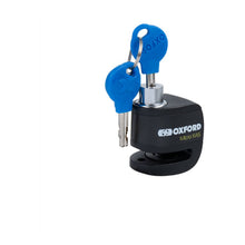 Load image into Gallery viewer, OXFORD MICRO XA5 DISC LOCK BLACK/BLACK