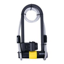 Load image into Gallery viewer, Oxford Magnum Duo U-Lock (315mm X 170mm) with Bracket &amp; Cable