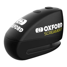 Load image into Gallery viewer, Oxford Screamer 7 Alarm Disc Lock - Black / Black