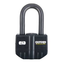 Load image into Gallery viewer, Oxford Boss Alarm 16mm Padlock - Black