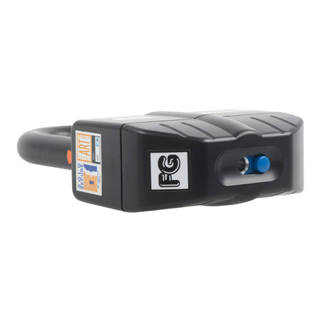 Oxford Boss Alarm 16mm Padlock - Black
